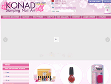 Tablet Screenshot of konad-nail.com